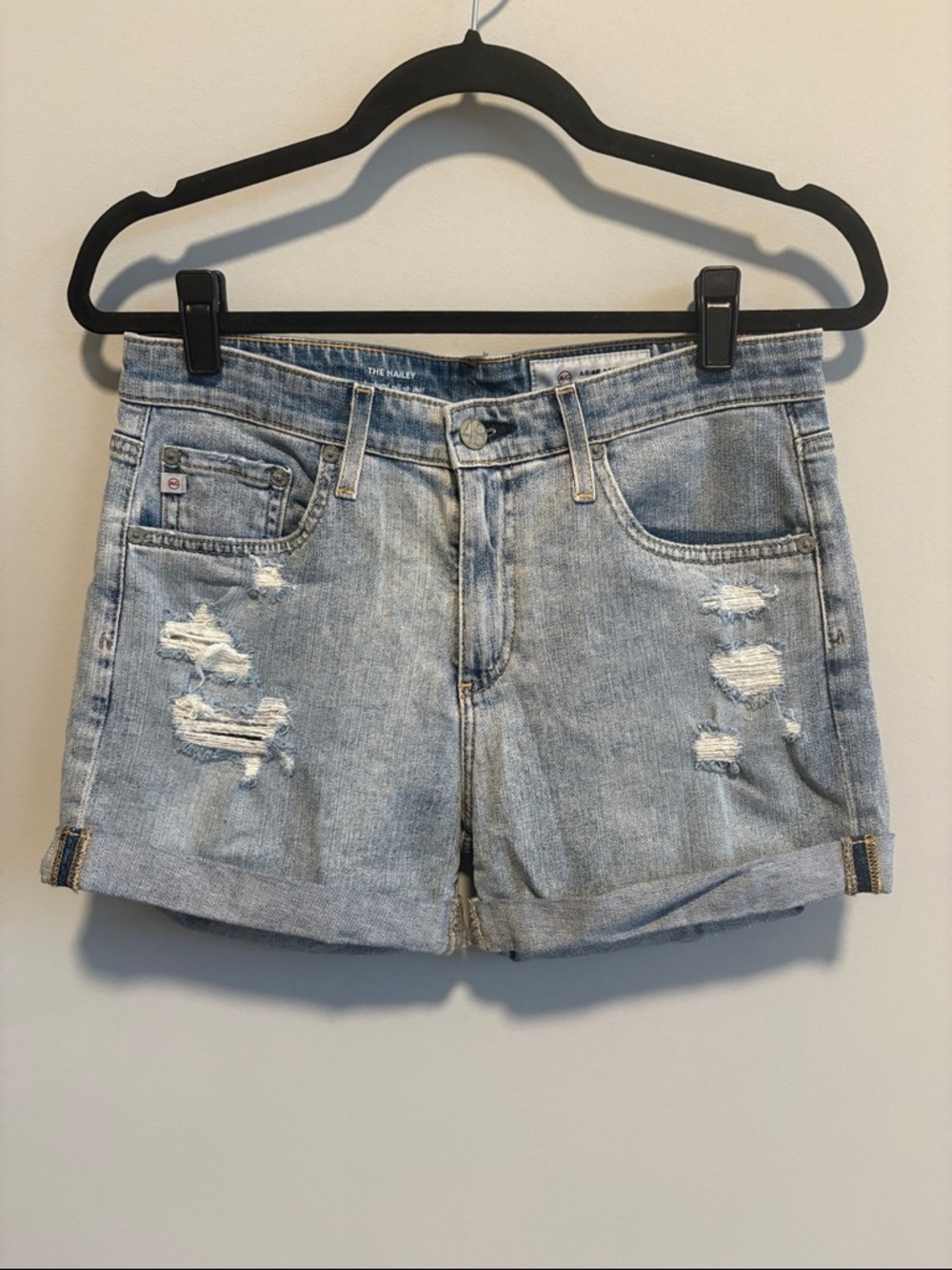 AG Adriano Goldschmied The Hailey ex-boyfriend roll up Shorts